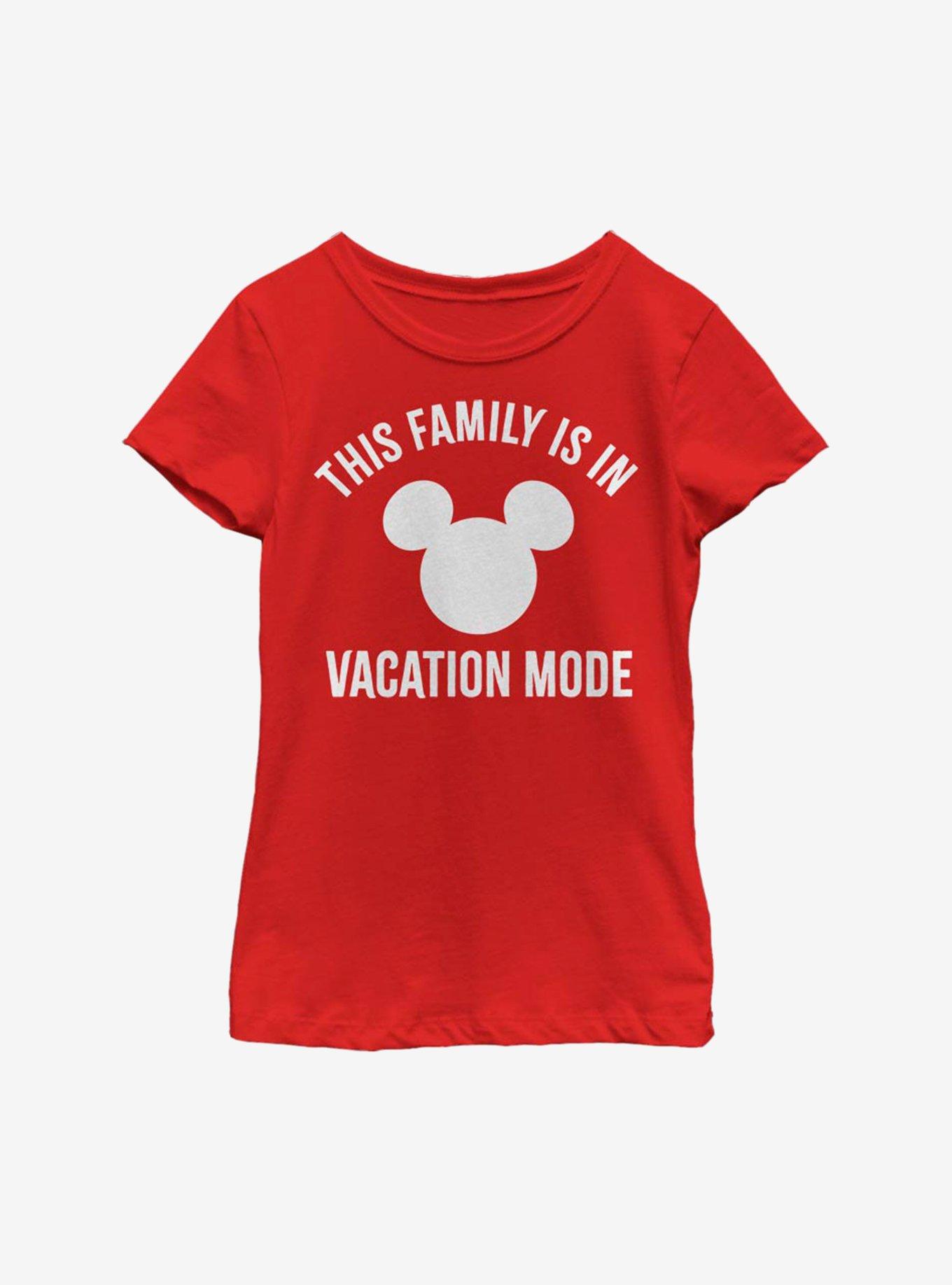Disney Mickey Mouse Vacation Mode Youth Girls T-Shirt, , hi-res