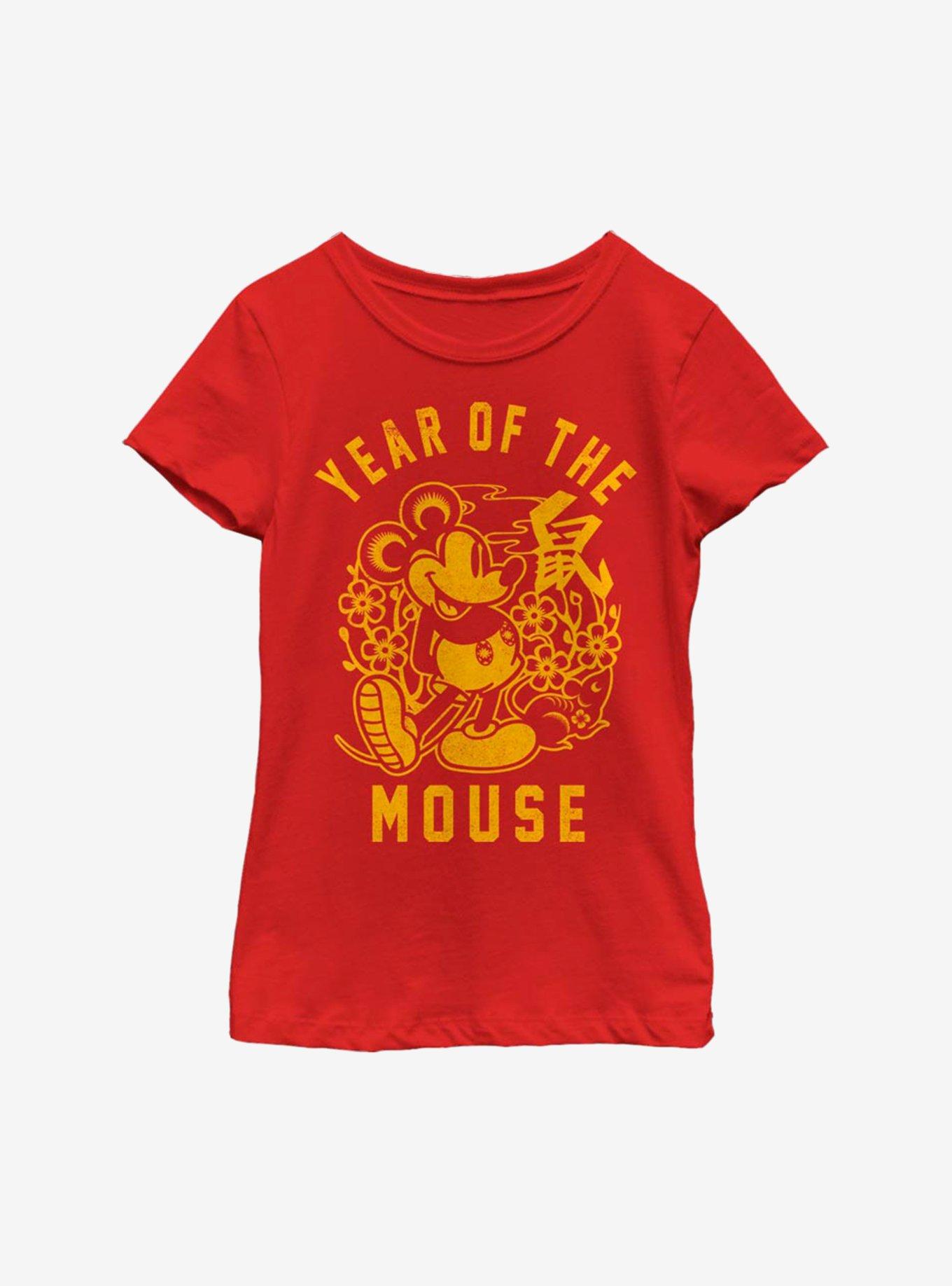 Disney Mickey Mouse Year Of The Mouse Youth Girls T-Shirt, , hi-res