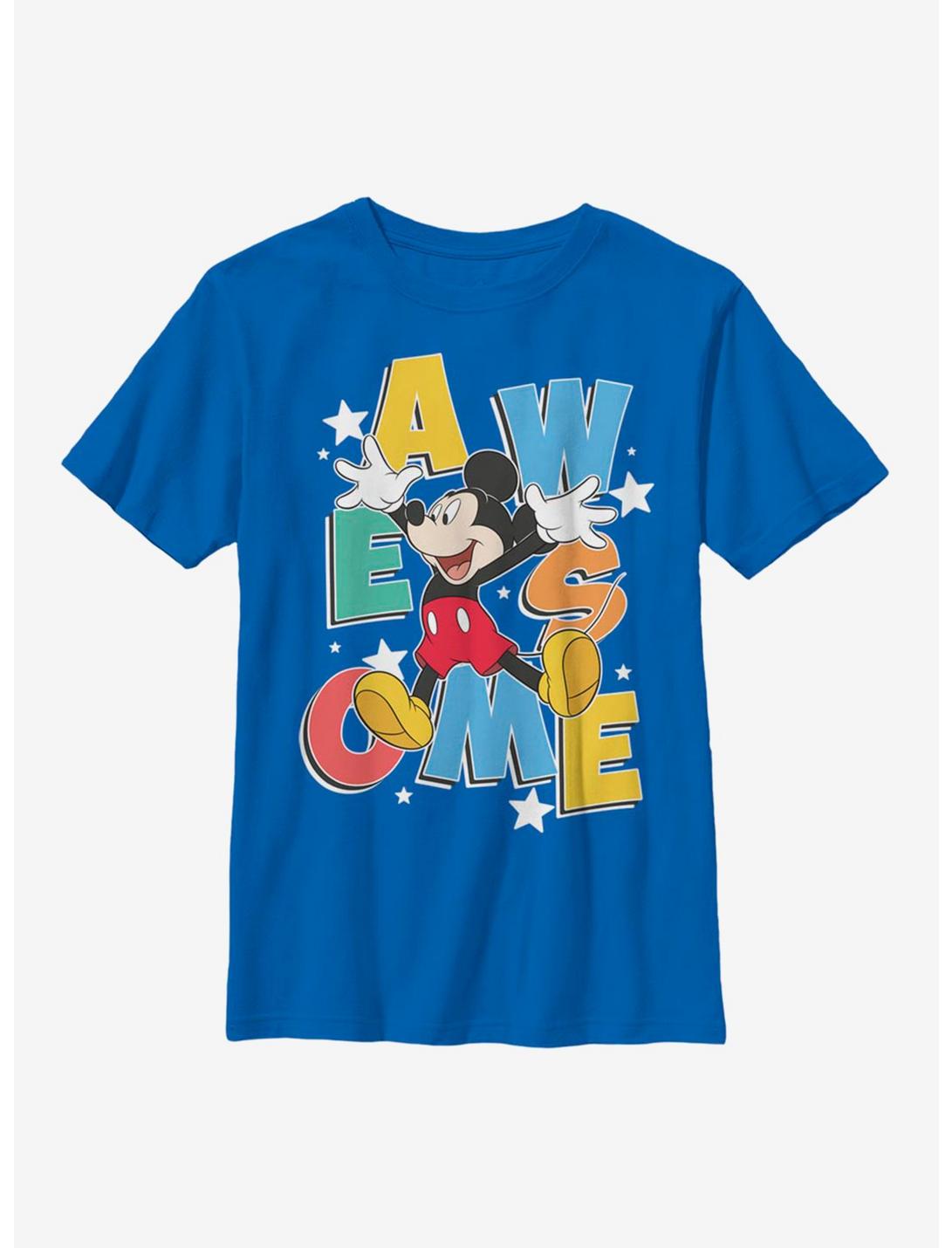 Disney Mickey Mouse Awesome Jump Youth T-Shirt, ROYAL, hi-res
