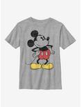 Disney Mickey Mouse Classic Pie Eye Mickey Youth T-Shirt, ATH HTR, hi-res