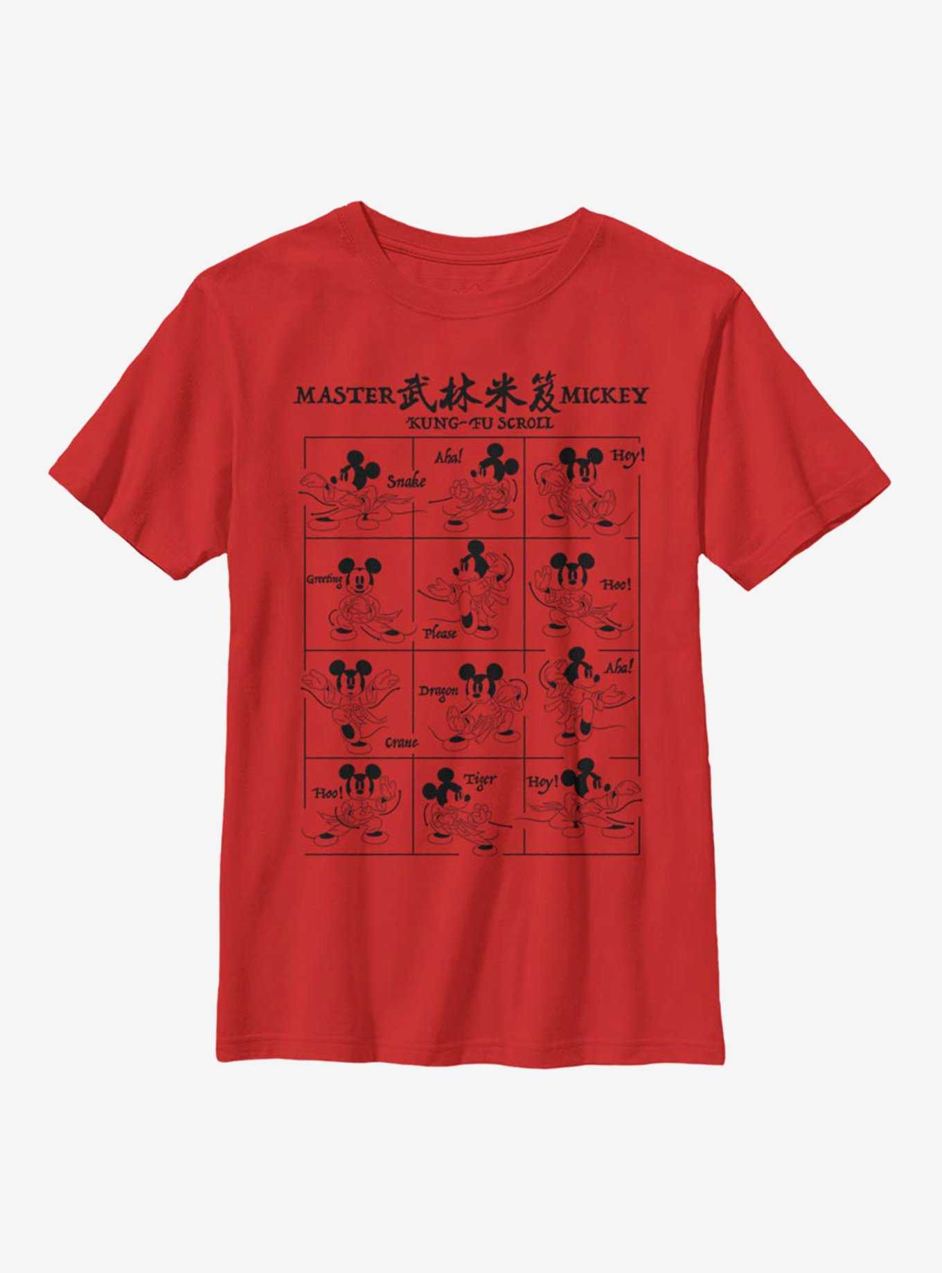 Disney Mickey Mouse Kung-Fu Mickey Youth T-Shirt, , hi-res