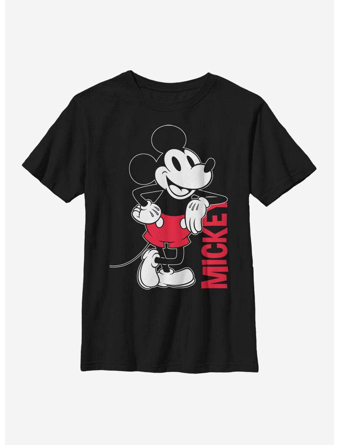 Disney Mickey Mouse Vintage Mickey Youth T-Shirt, BLACK, hi-res