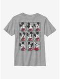 Disney Mickey Mouse The Many Moods Of Mickey Youth T-Shirt, ATH HTR, hi-res