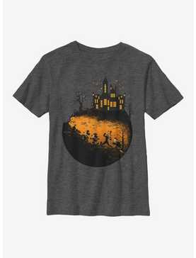 Disney Mickey Mouse Mickey's Haunted Halloween Youth T-Shirt, , hi-res