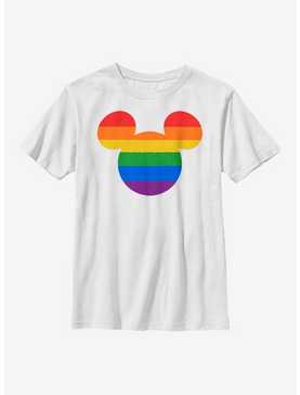 Disney Mickey Mouse Rainbow Ears Youth T-Shirt, , hi-res