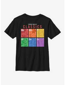 Disney Mickey Mouse Sensational Six Periodic Table Youth T-Shirt, , hi-res