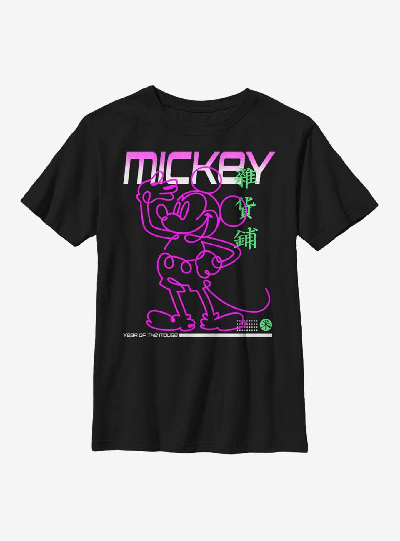 Disney Mickey Mouse Street Glow Youth T-Shirt, , hi-res