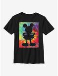 Disney Mickey Mouse Tie Dye Mickey Youth T-Shirt, BLACK, hi-res