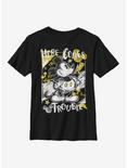 Disney Mickey Mouse Here Comes Trouble Youth T-Shirt, BLACK, hi-res