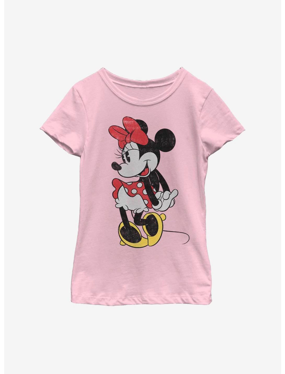 Disney Minnie Mouse Classic Minnie Youth Girls T-Shirt, PINK, hi-res