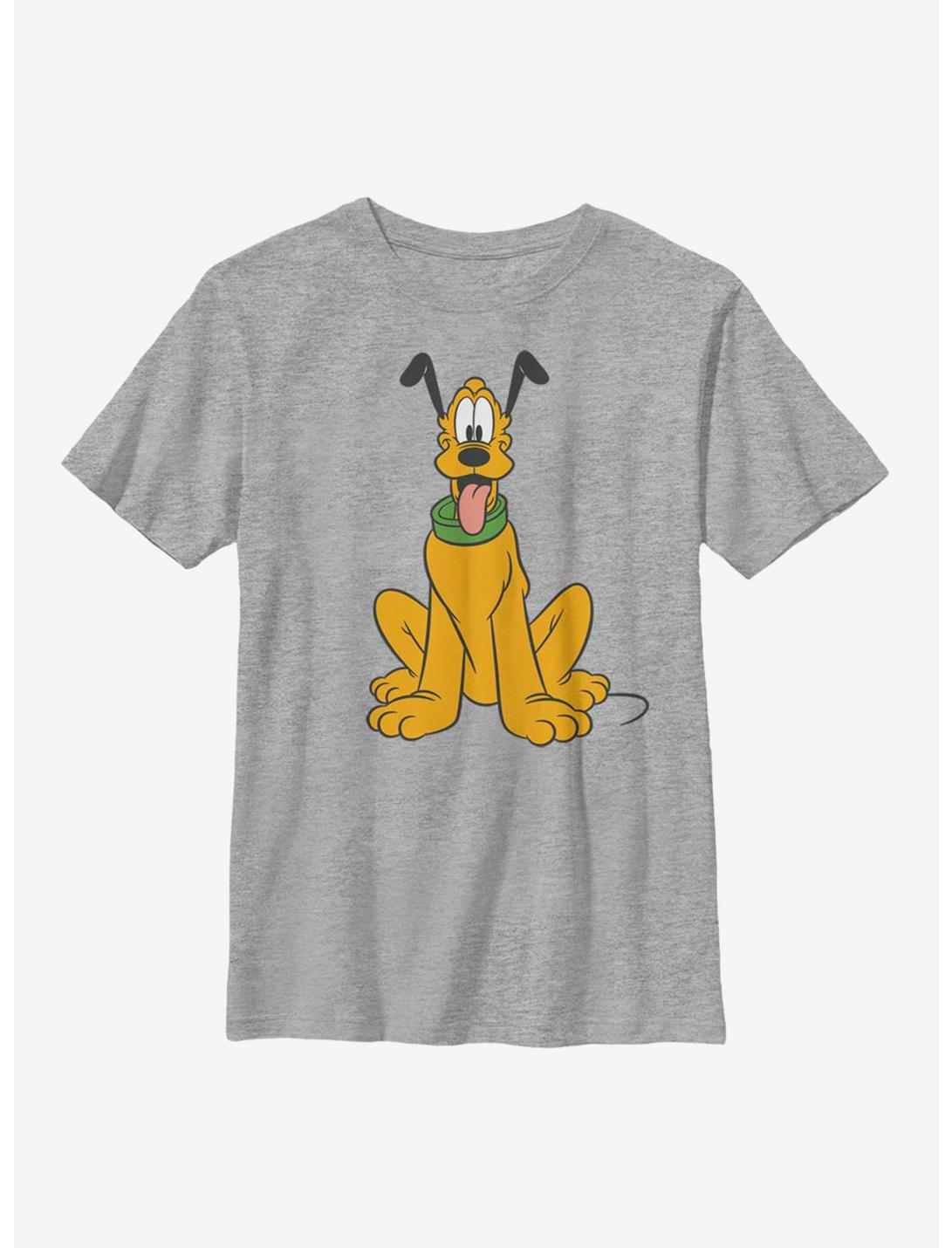 Disney Mickey Mouse Classic Pluto Youth T-Shirt, ATH HTR, hi-res