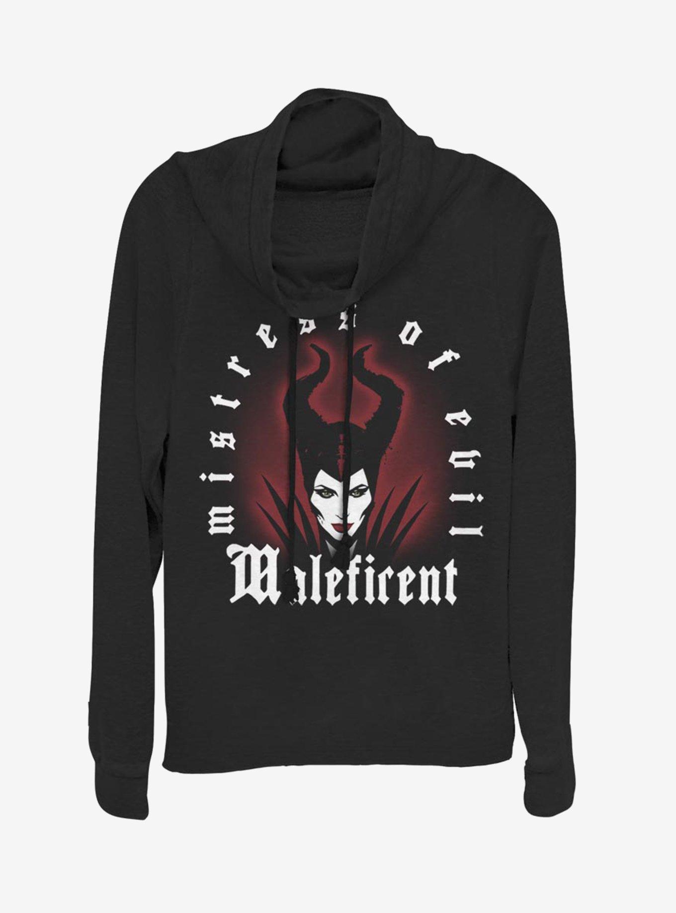 Disney Maleficent: Mistress Of Evil Red Aura Cowlneck Long-Sleeve Womens Top, , hi-res