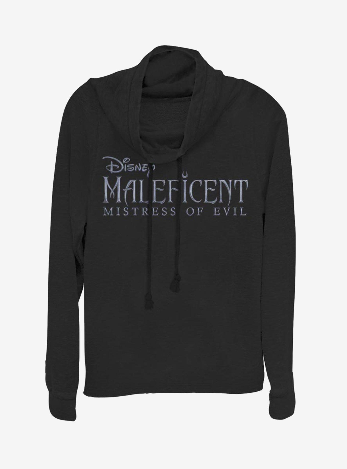 Disney Maleficent: Mistress Of Evil Movie Logo Cowlneck Long-Sleeve Womens Top, , hi-res