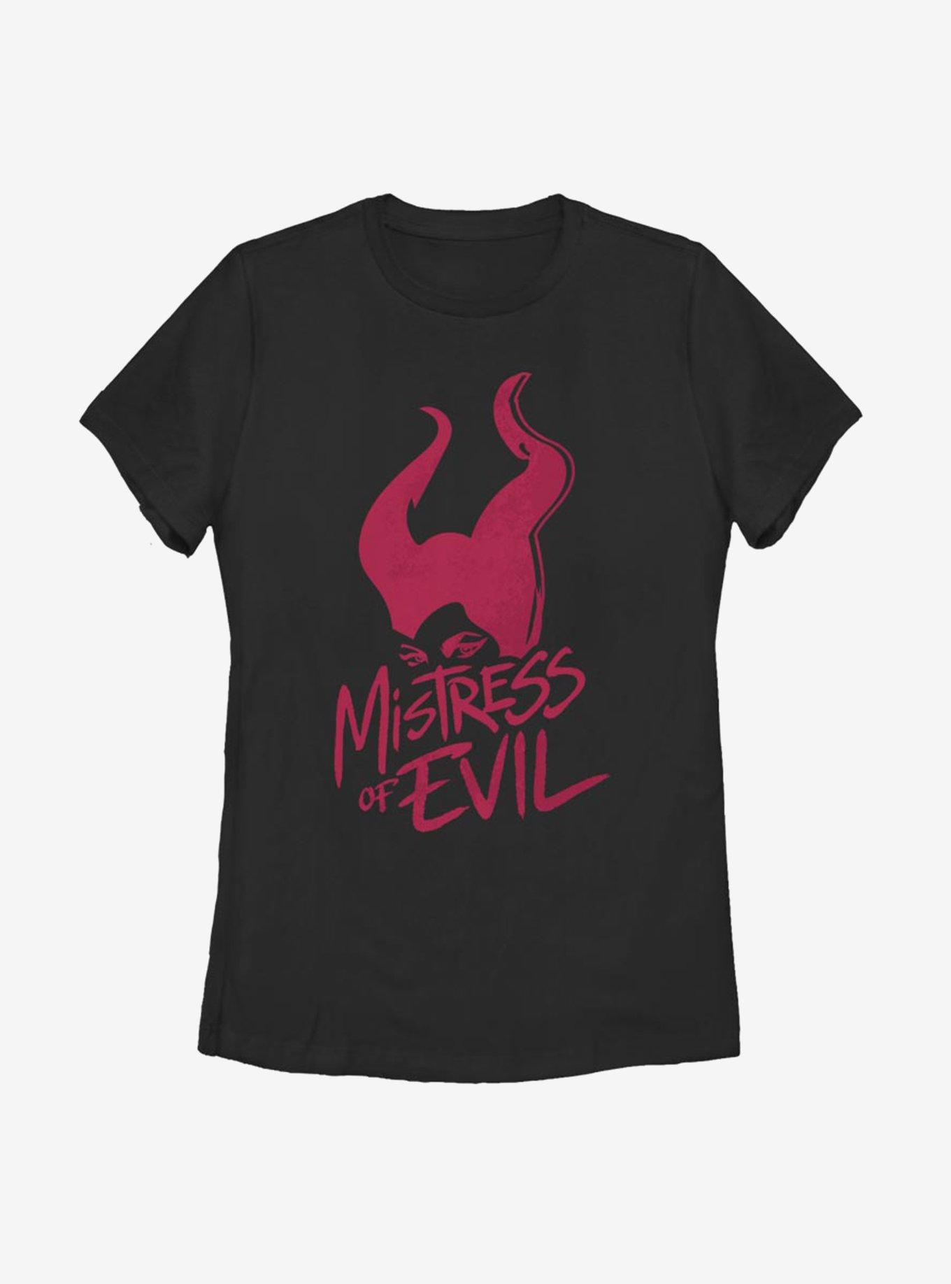 Disney Maleficent: Mistress Of Evil Mistress Of Evil Stamp Womens T-Shirt, BLACK, hi-res