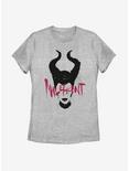 Disney Maleficent: Mistress Of Evil Paint Silhouette Womens T-Shirt, ATH HTR, hi-res