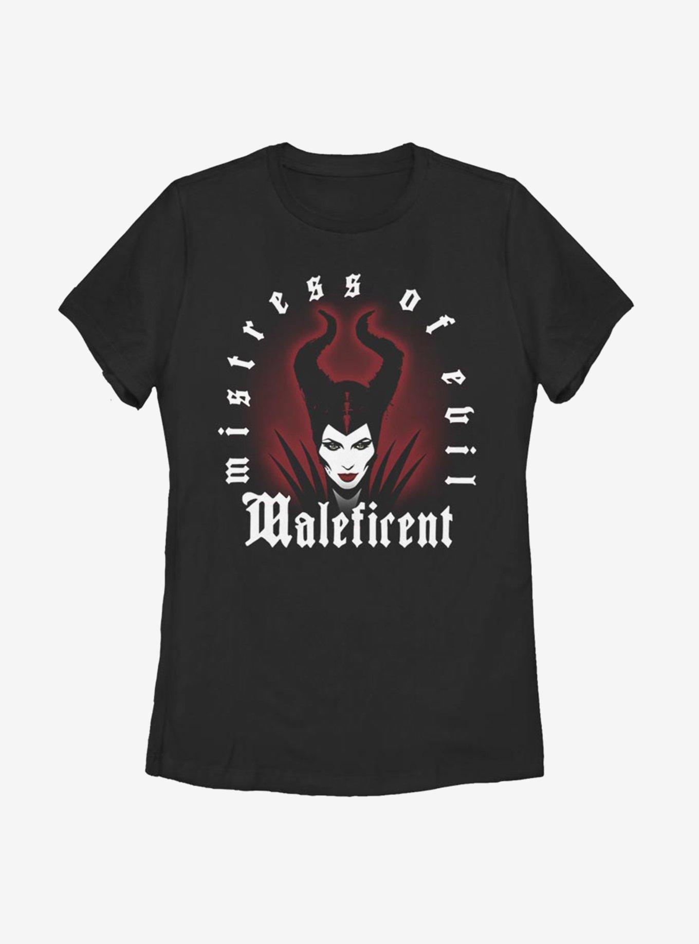 Disney Maleficent: Mistress Of Evil Red Aura Womens T-Shirt, BLACK, hi-res