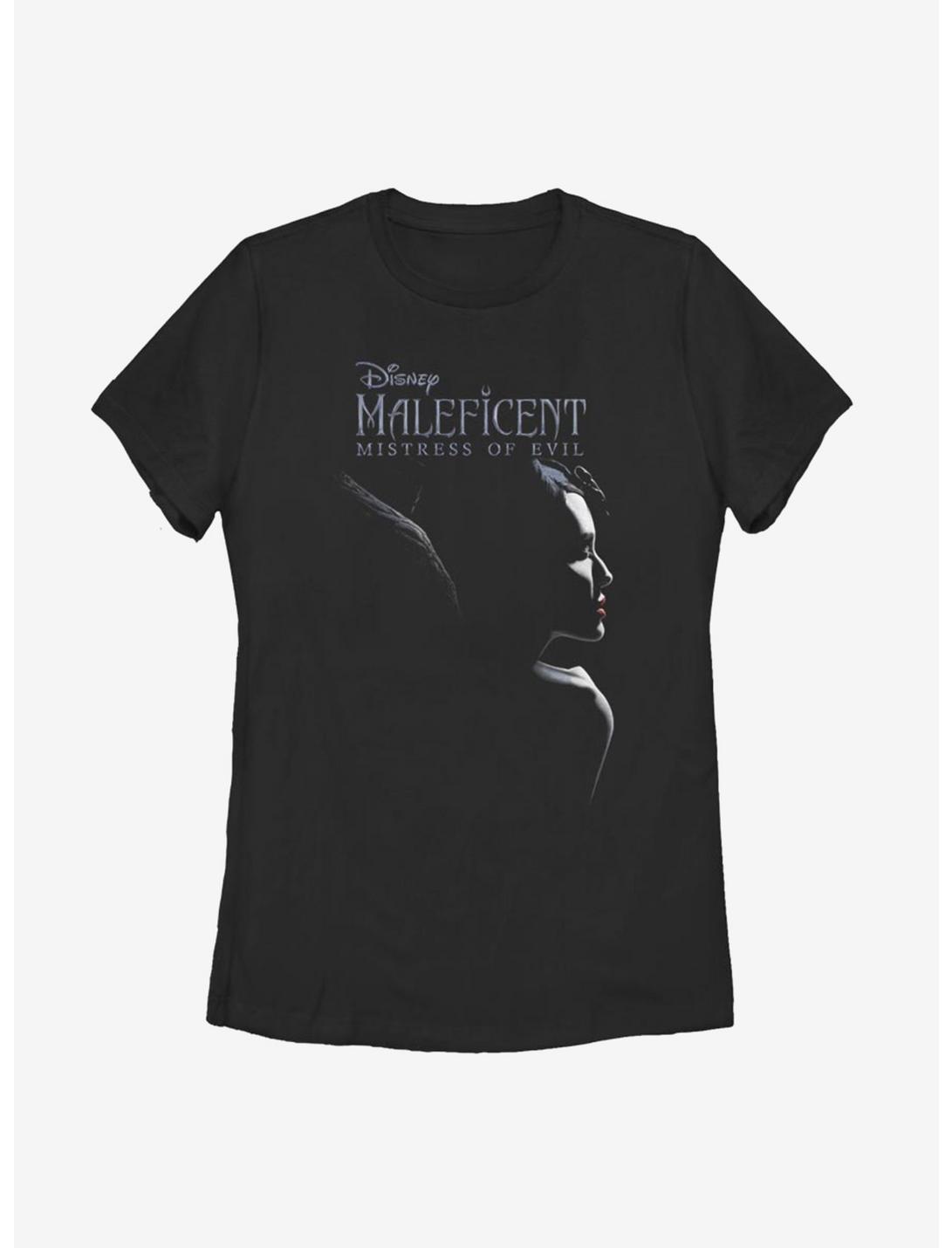 Disney Maleficent: Mistress Of Evil Movie Logo Womens T-Shirt, BLACK, hi-res