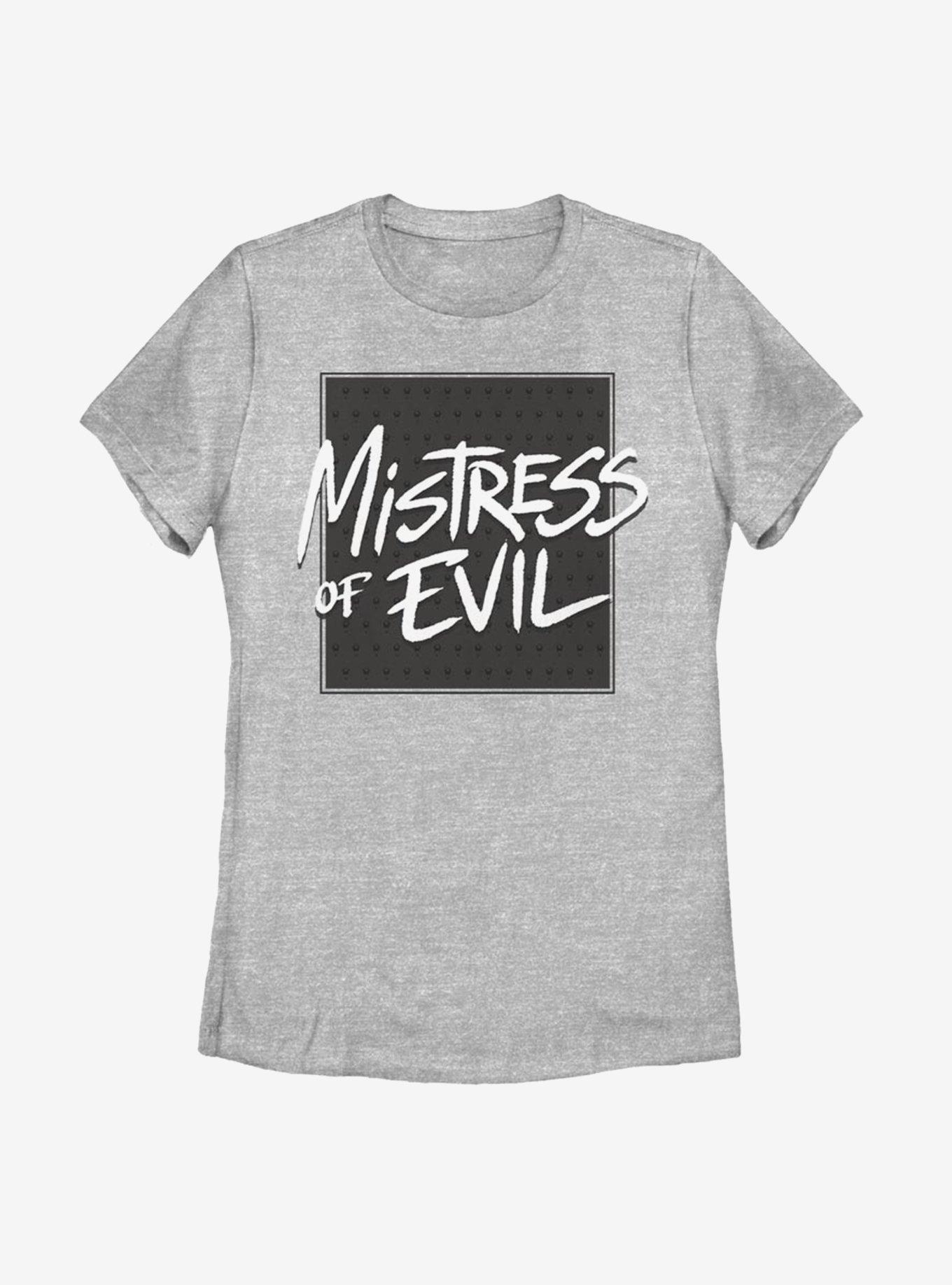 Disney Maleficent: Mistress Of Evil Bold Text Womens T-Shirt, ATH HTR, hi-res