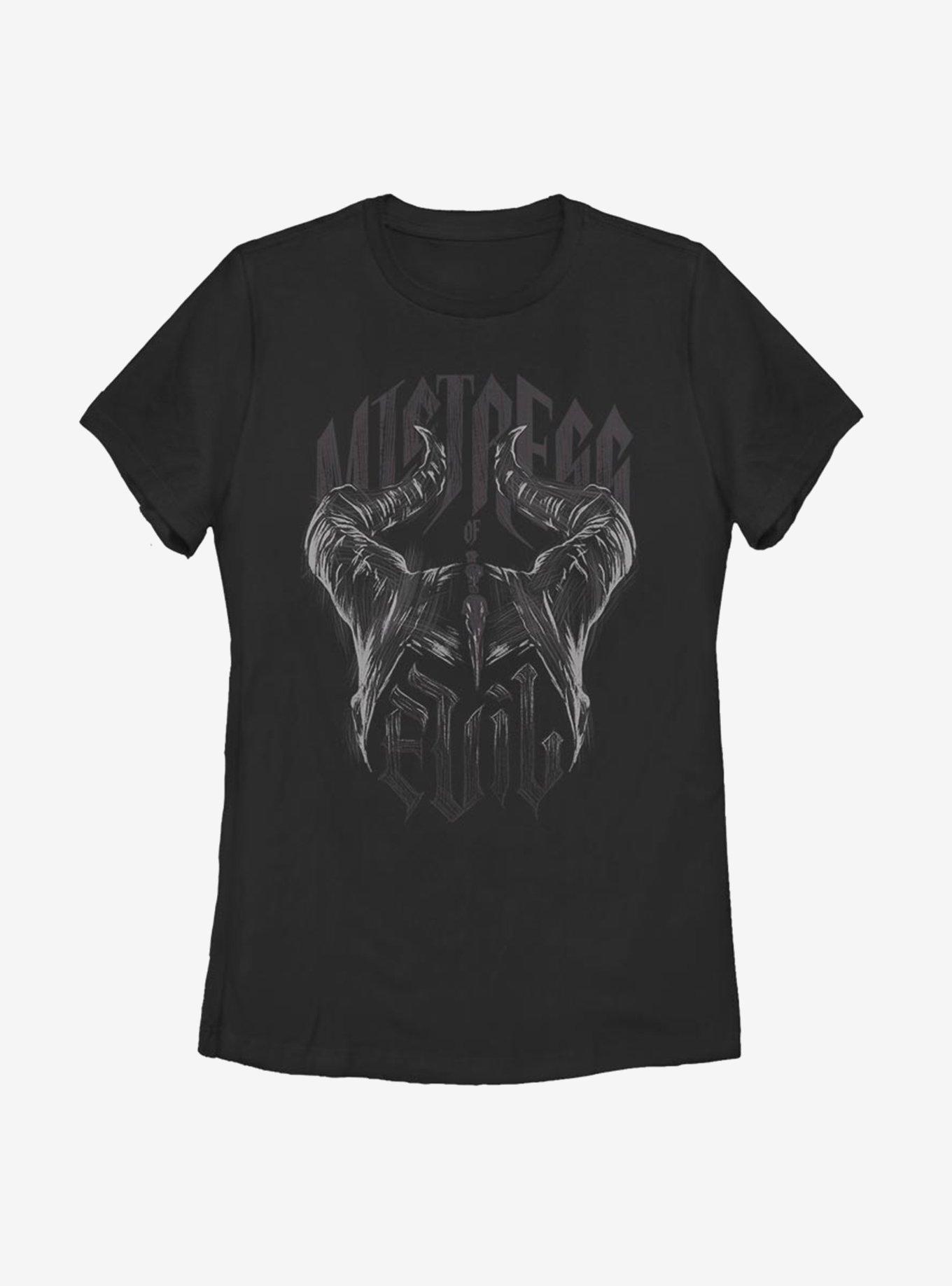 Disney Maleficent: Mistress Of Evil Metal Horns Womens T-Shirt 