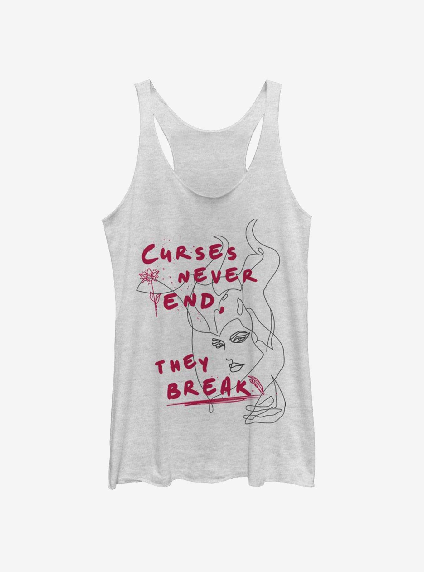 Disney Maleficent: Mistress Of Evil Curses Never End They Break Womens Tank Top, , hi-res