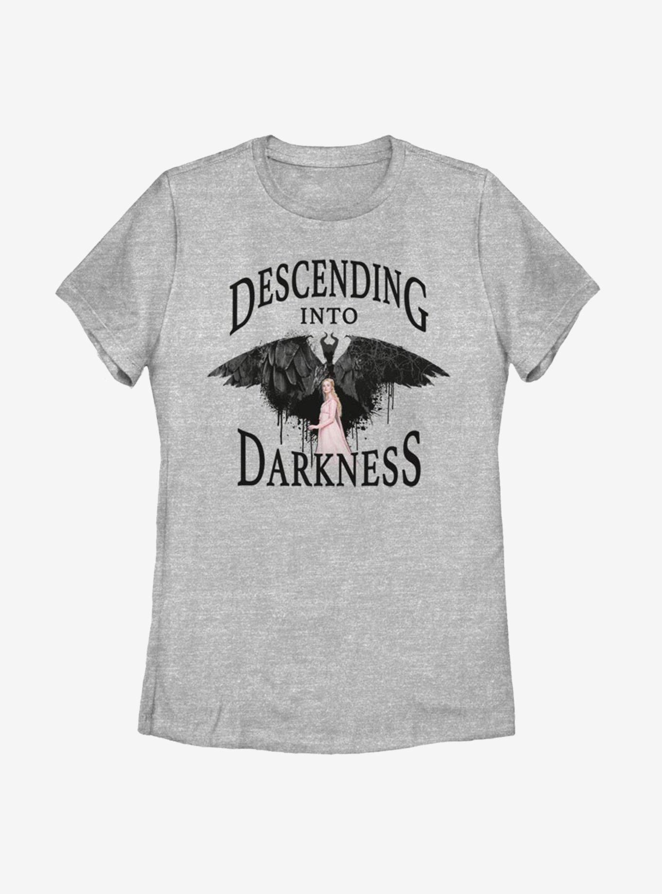 Disney Maleficent: Mistress Of Evil Descending Into Darkness Womens T-Shirt, ATH HTR, hi-res