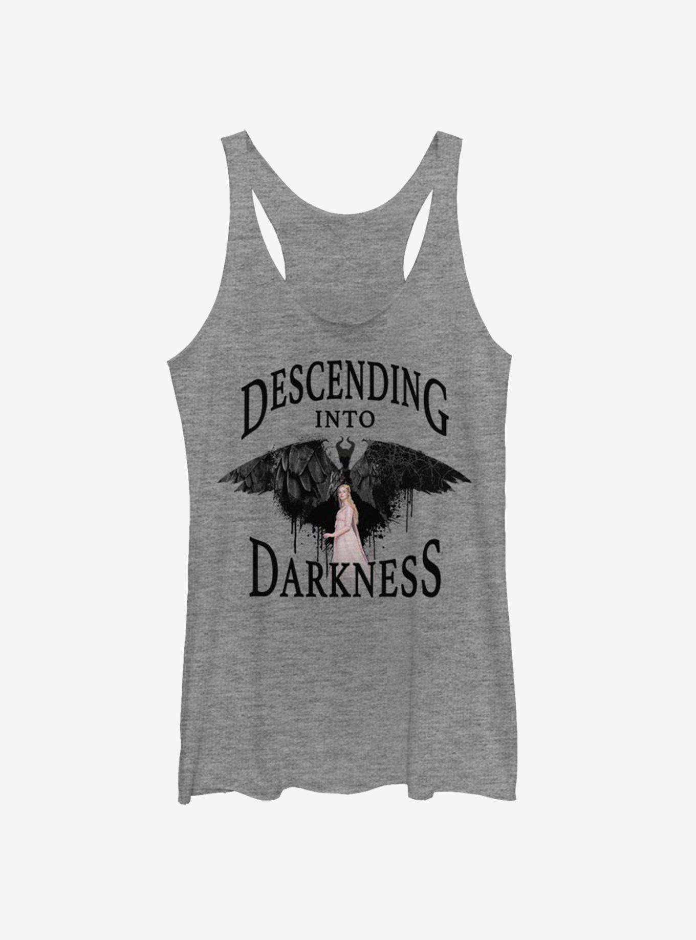 Disney Maleficent: Mistress Of Evil Descending Into Darkness Womens Tank Top, GRAY HTR, hi-res