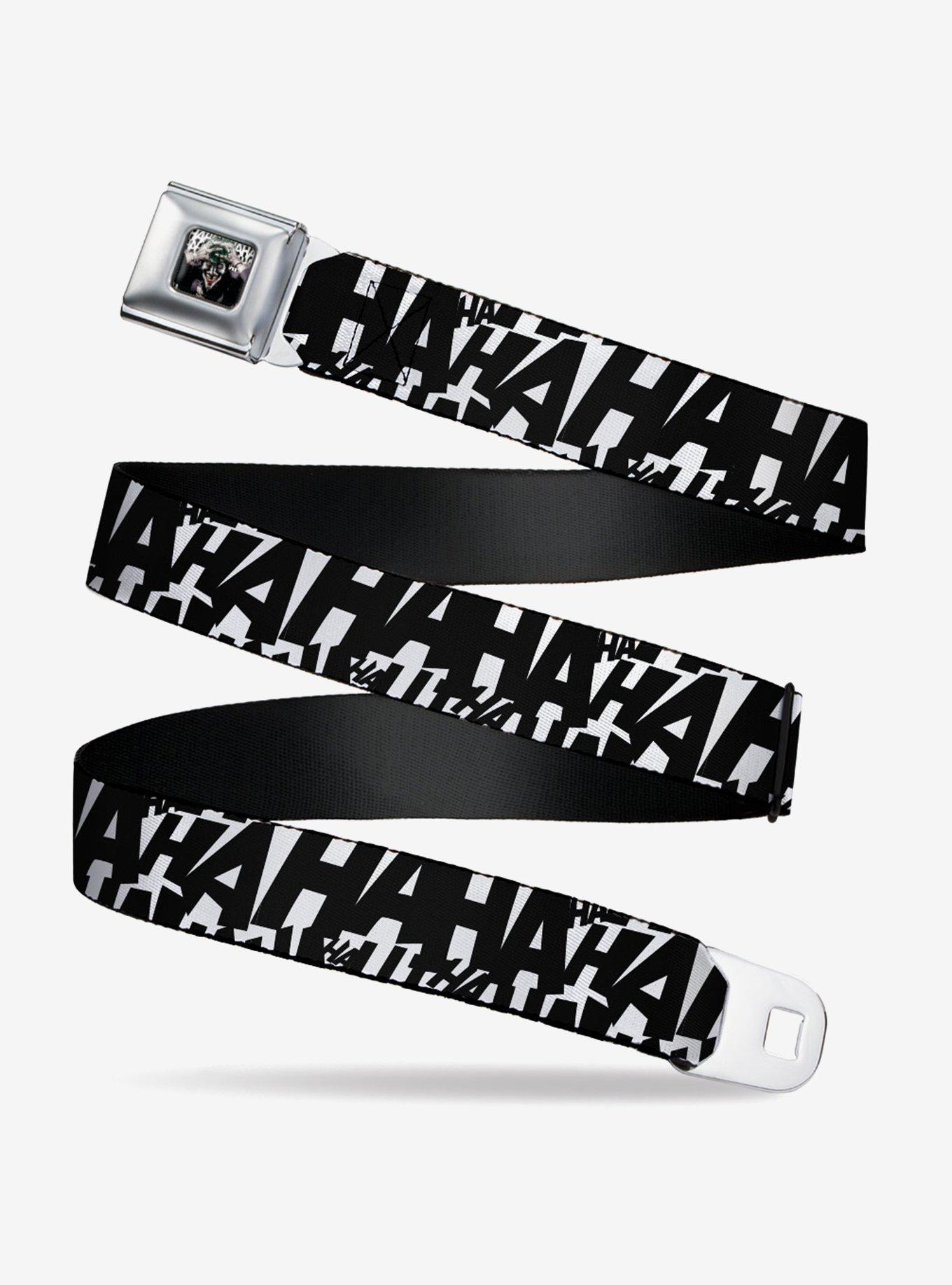 Dc Comics The Joker Jokers Laugh Hahaha Repeat Youth Seatbelt Belt, , hi-res