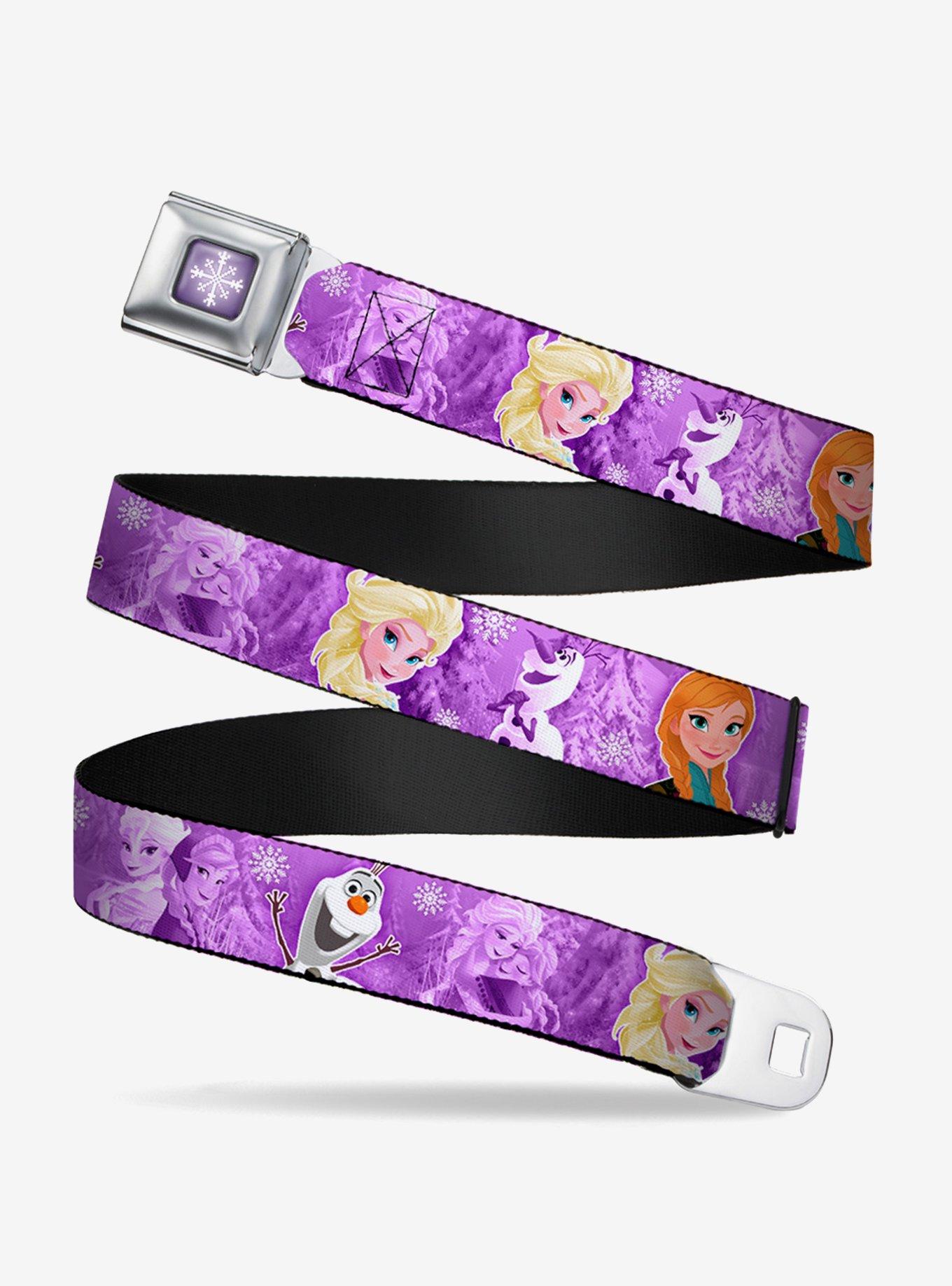 Disney Frozen Anna Elsa Olaf Poses Scenes Youth Seatbelt Belt, , hi-res