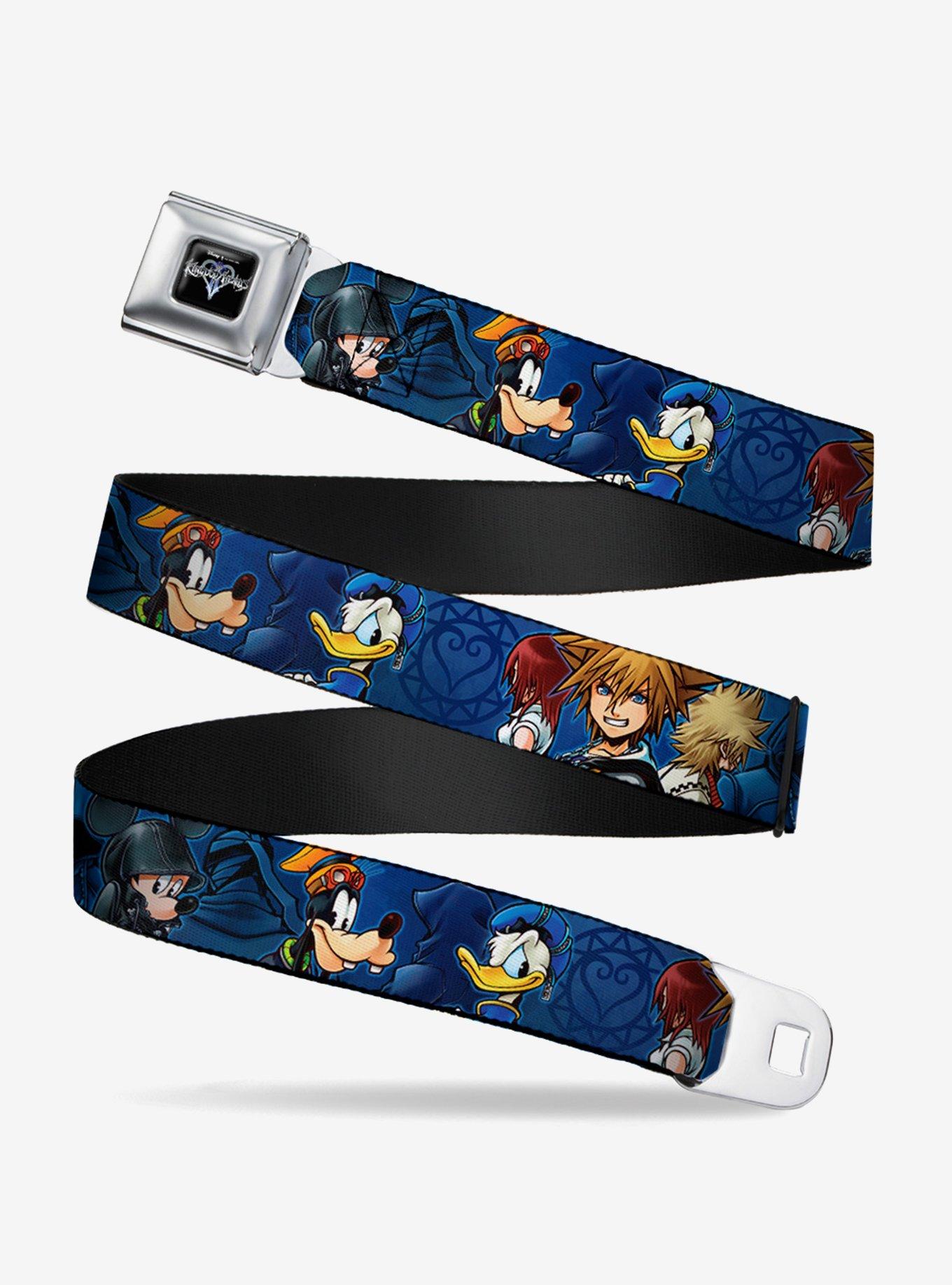 Disney Kingdom Hearts 6 Character Pose Youth Seatbelt Belt, , hi-res