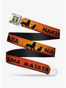 Disney The Lion King Hakuna Matata Sunset Youth Seatbelt Belt, , hi-res
