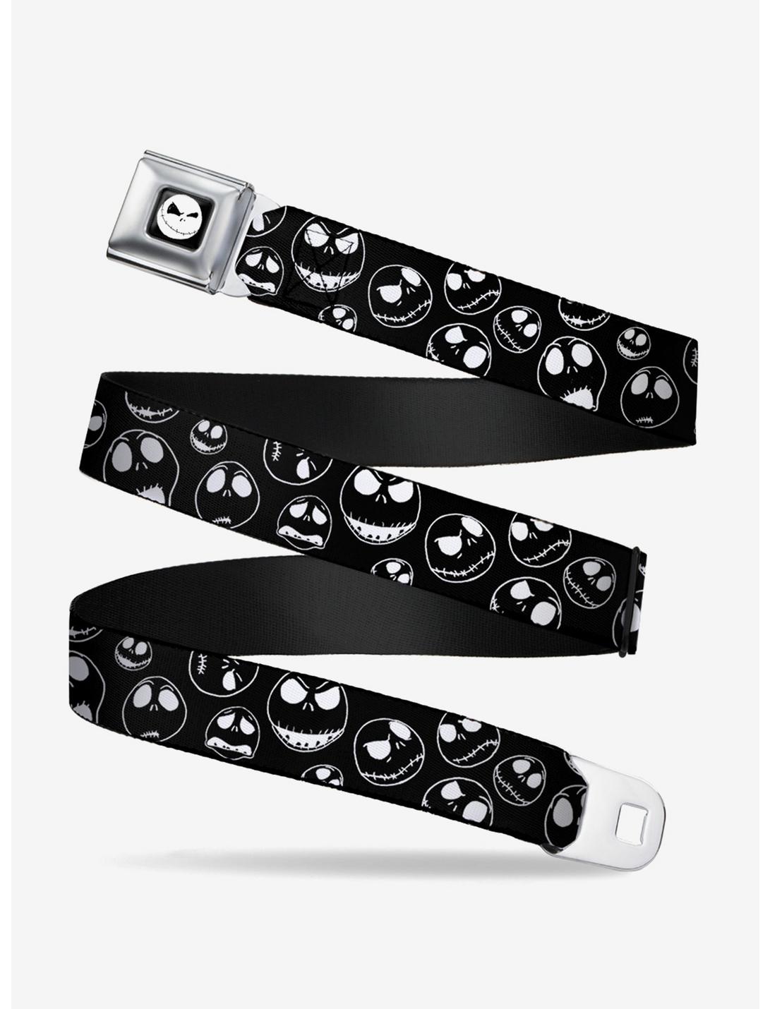 Disney The Nightmare Before Christmas Jack Outline Expressions Scattered Youth Seatbelt Belt, , hi-res