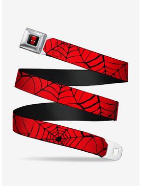 Marvel Spider-Man Spiderweb Youth Seatbelt Belt, , hi-res