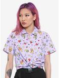 BT21 Fruity Drinks Girls Woven Button-Up, MULTI, hi-res