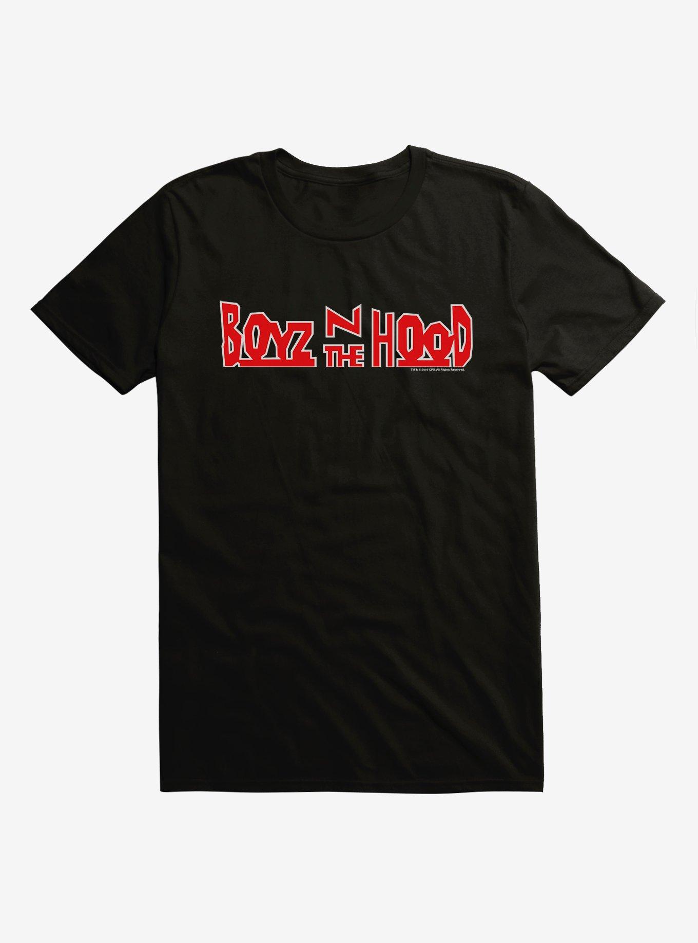 Boyz N The Hood Bold Red Logo T-Shirt, BLACK, hi-res