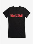 Boyz N The Hood Bold Red Logo Girls T-Shirt, BLACK, hi-res