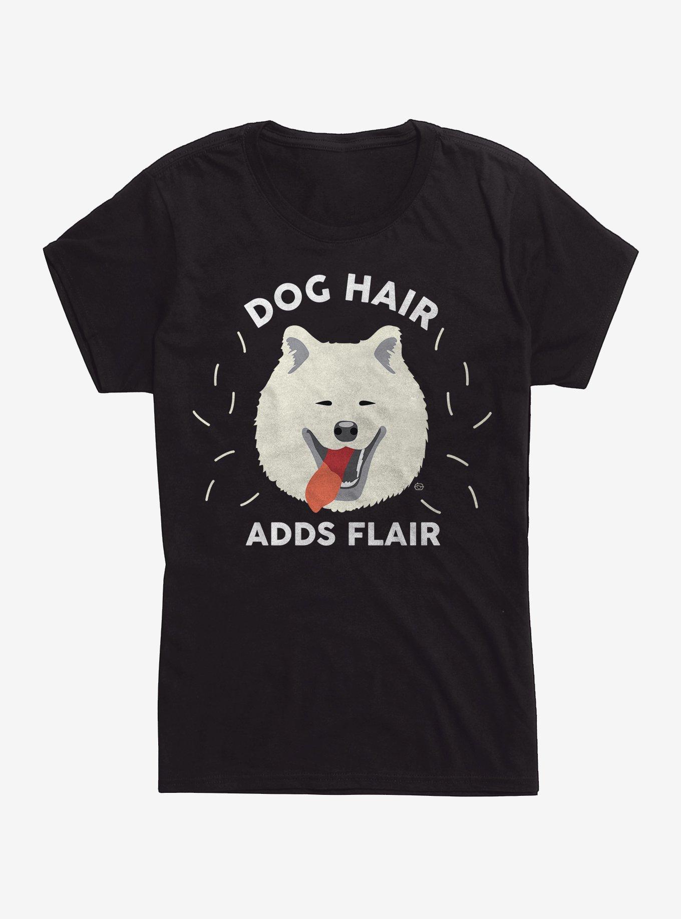 Dog Hair Adds Flair Girls T-Shirt, , hi-res
