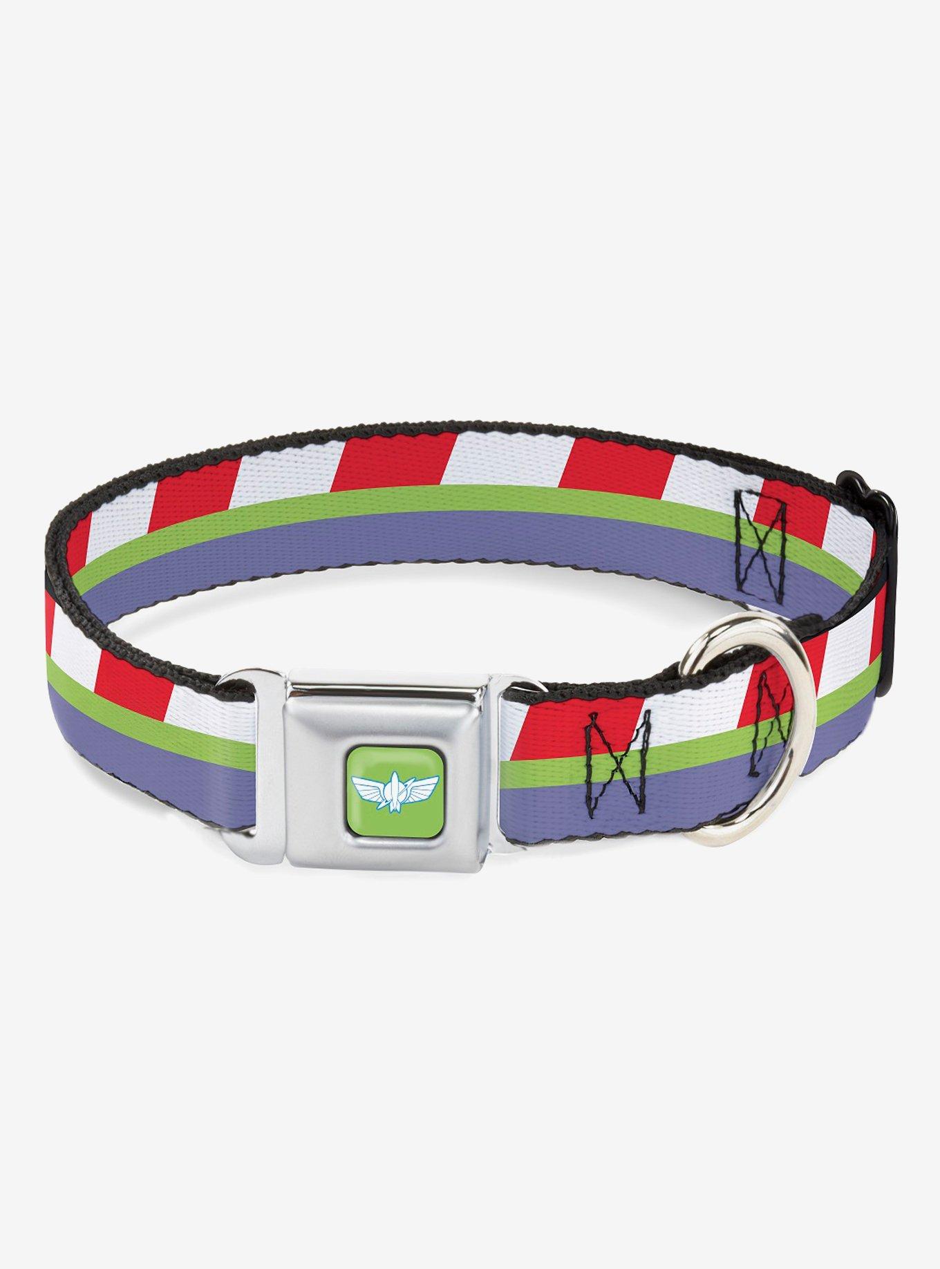 Disney Pixar Toy Story Buzz Lightyear Bounding Dog Collar Seatbelt Buckle