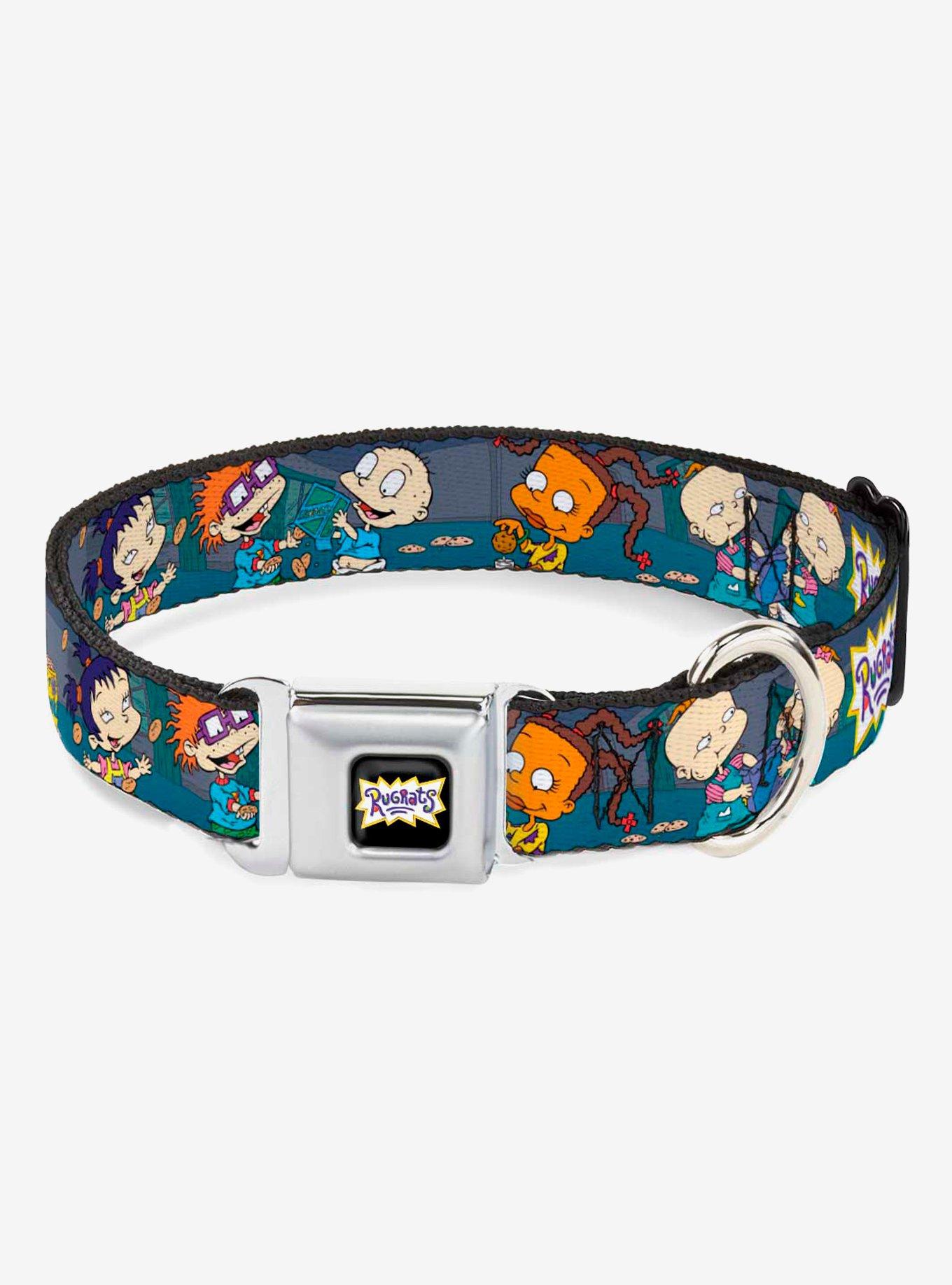Wonder Woman Hundehalsband Mit Sitzgurt-Schnalle – Rot-weiß-blau, 1,5 Zoll Breit, Verstellbar 18-32 Zoll (offiziell Lizenziert)