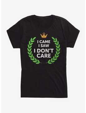 I Came I Saw I Don't Care Girls T-Shirt, , hi-res