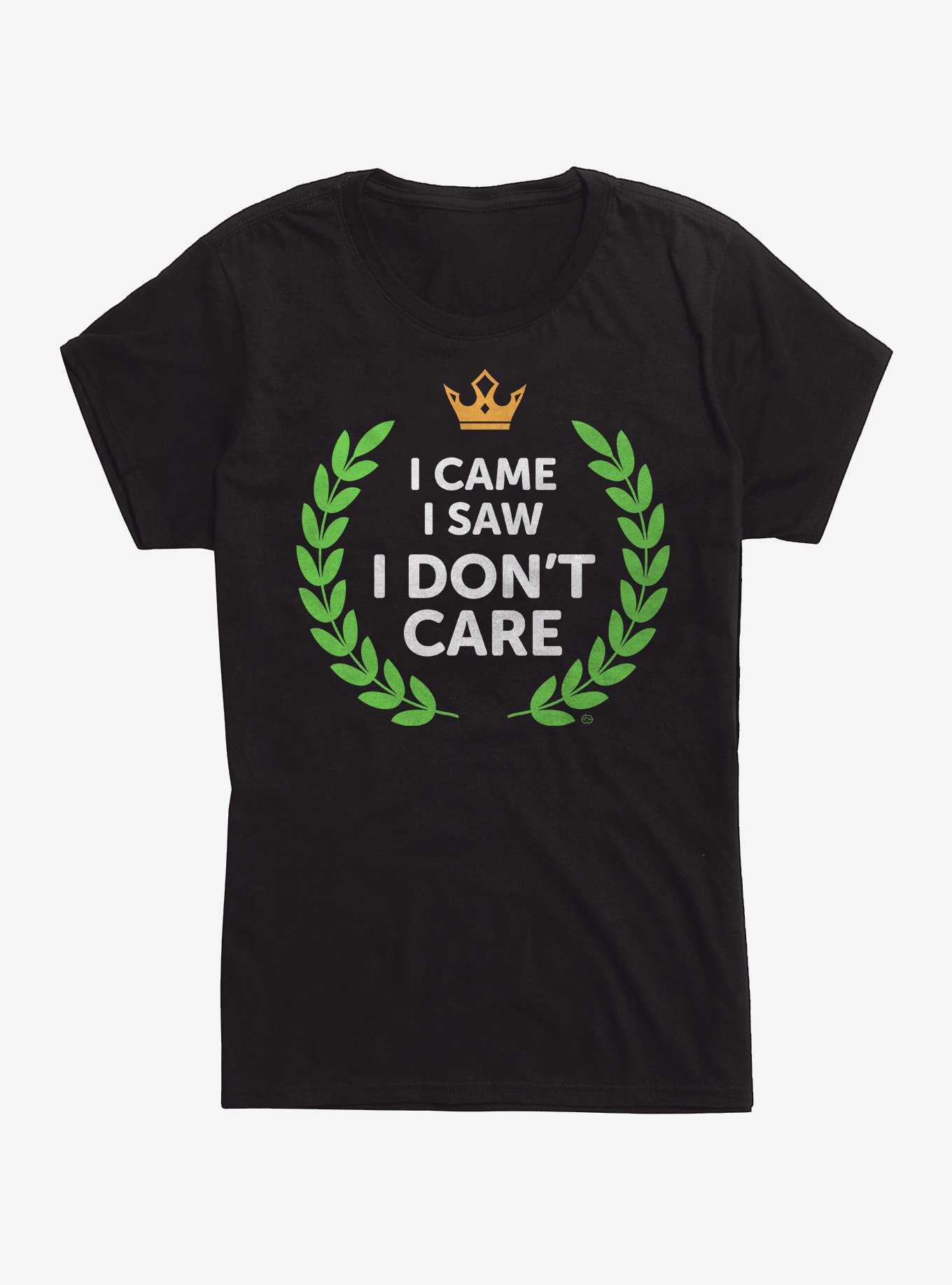 I Came I Saw I Don't Care Girls T-Shirt, , hi-res