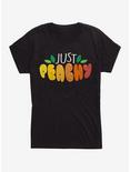 Just Peachy Girls T-Shirt, BLACK, hi-res