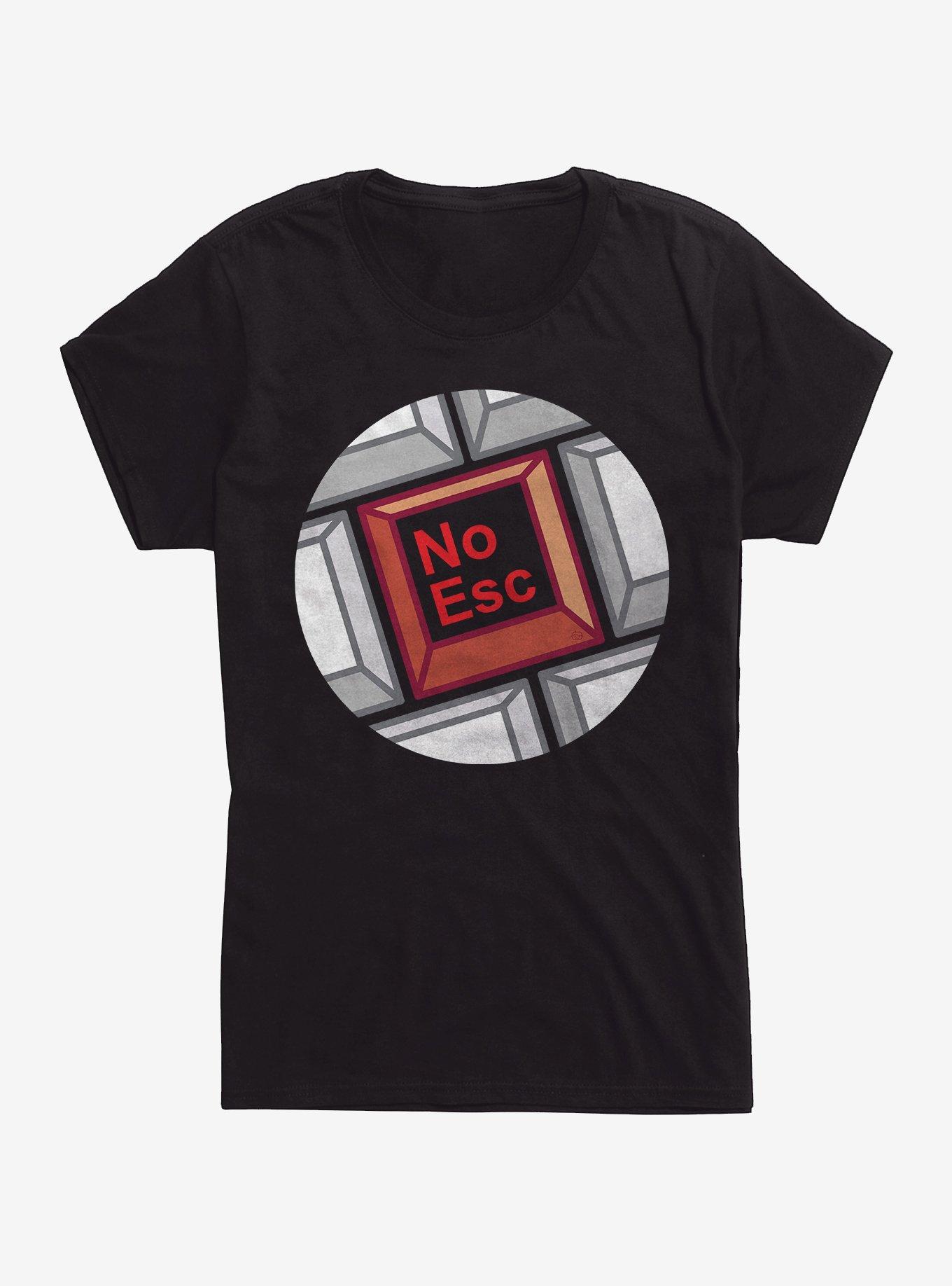 No Escape Keyboard Girls T-Shirt, BLACK, hi-res