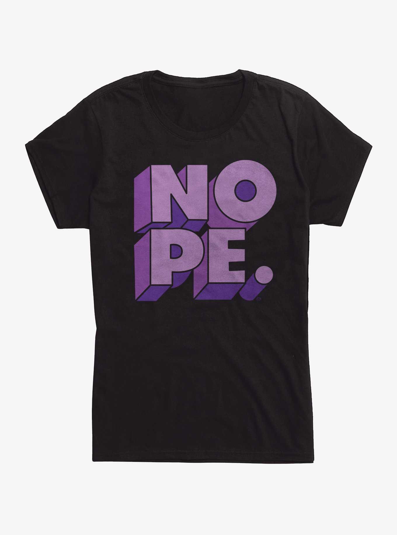 Nope Letters Girls T-Shirt, , hi-res