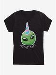 Unicorn Alien Girls T-Shirt, BLACK, hi-res