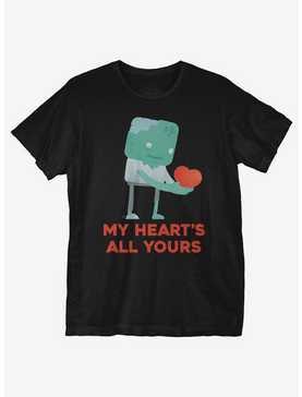 Cube Zombie My Heart's All Yours T-Shirt, , hi-res