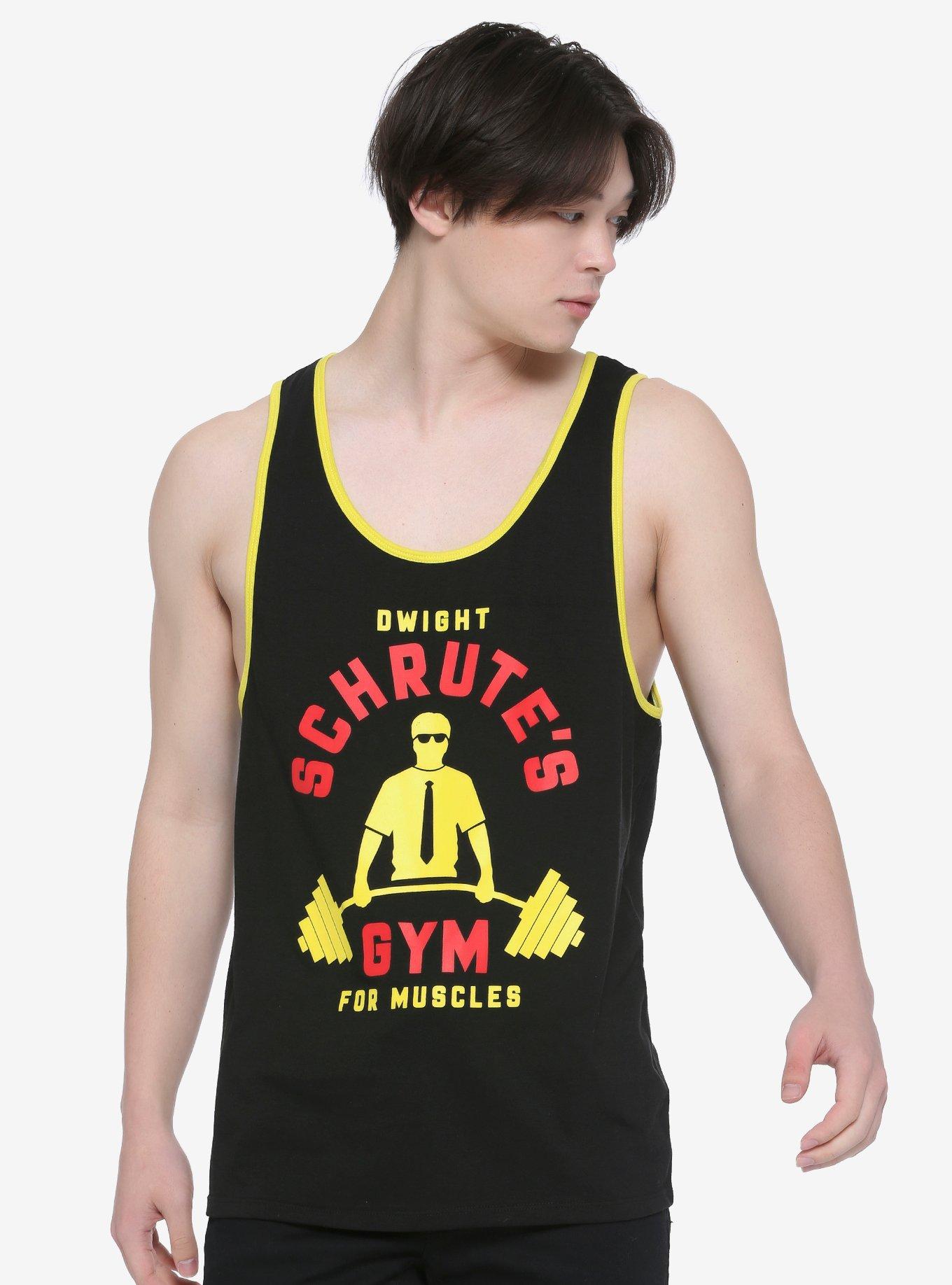 Dwight schrute's gym on sale for muscles tank