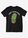 I See Your Point Cactus T-Shirt, BLACK, hi-res