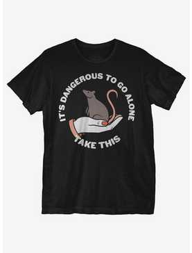 It's Dangerous To Go Alone Take This Rat T-Shirt, , hi-res