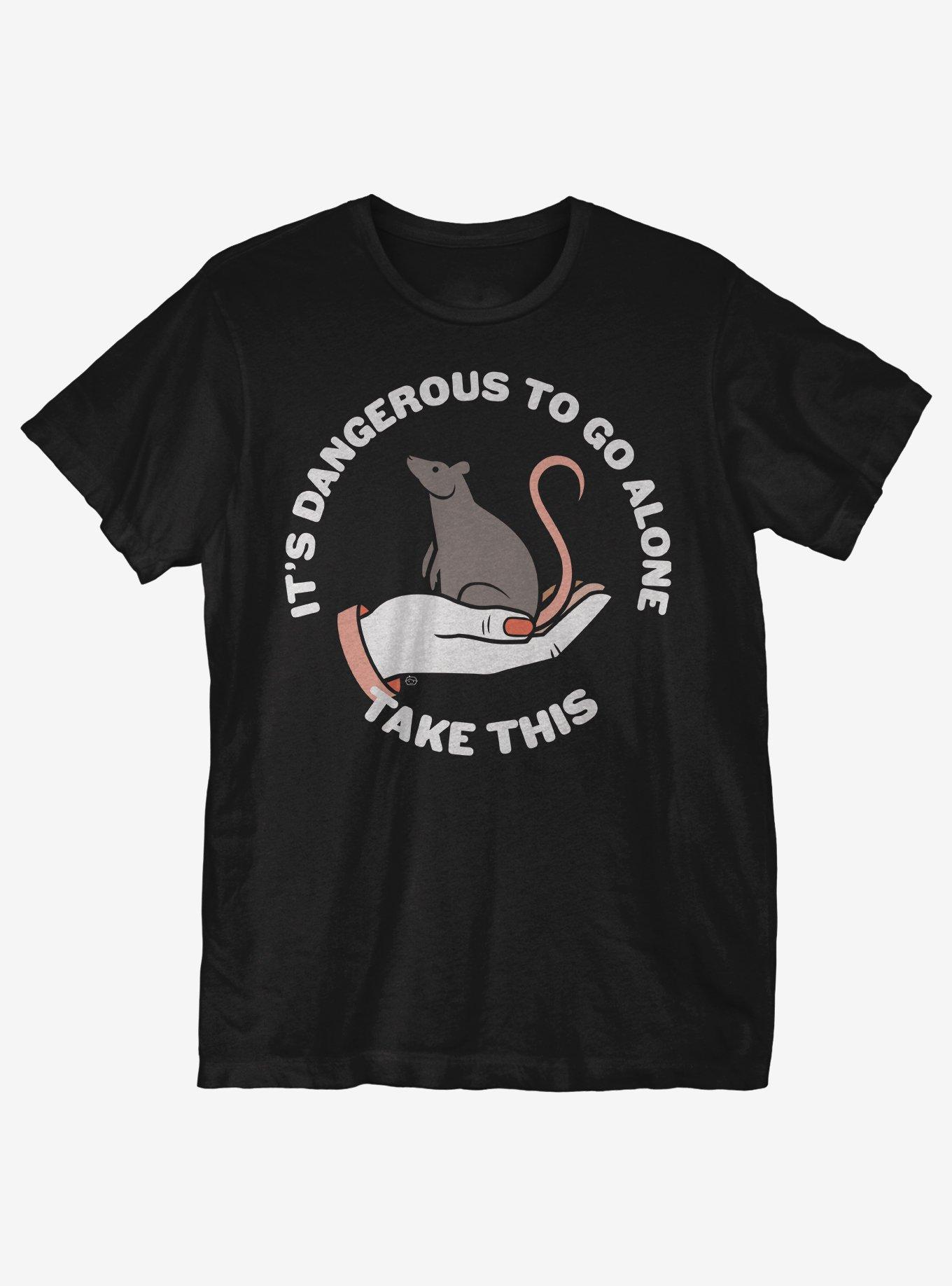 It's Dangerous To Go Alone Take This Rat T-Shirt, , hi-res