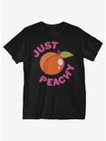 Just Peachy Peach T-Shirt, BLACK, hi-res